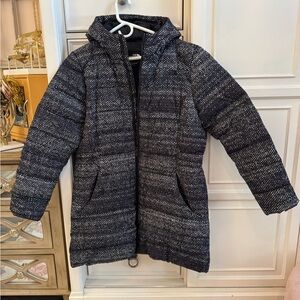 The North Face Black and White (with variations of color) Hooded Coat